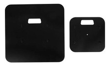 Rockville Top Bottom Black Totem Plates to Make RTP32W/RTP82W into Black Stands