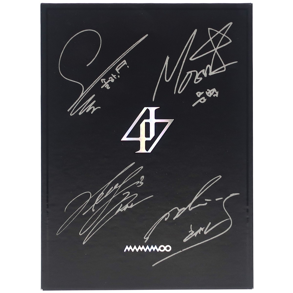 Mamamoo - Reality In Black Album CD Promo Printed Signatures