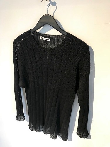 Jil Sander Black Knit Sweater - Picture 1 of 5