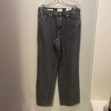 NWT Universal Thread woman  s grey relaxed wide leg jeans