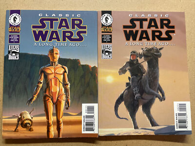 Classic Star Wars A Long Time Ago Graphic Novels Volumes 1 - 2 By Dark Horse