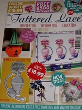 TATTERED LACE MAGAZINE 47 "POPPY ATOMISER" DIE INCLUDES FREE DIE PAPERS