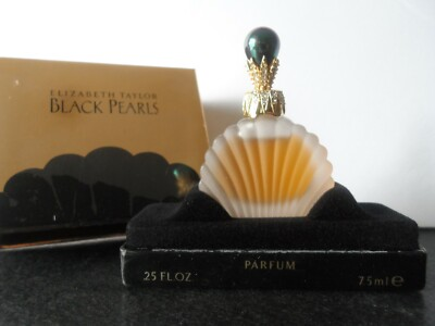 #ad #ad Black Pearls Elizabeth Taylor PERFUME Parfum 0.25 oz 7.5 ml New In Open Box. $59.00