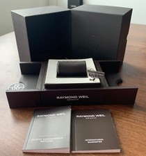 GENUINE RAYMOND WEIL TRADITION 4476- STC- 00300 WATCH BOX SET W/ MANUALS 298