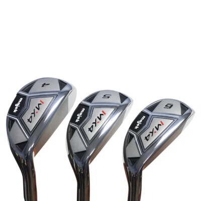MAJEK GOLF Mens Majek MX4 Hybrid Iron Set #4, 5, 6 Regular Flex Graphite Shaft Rescue Club
