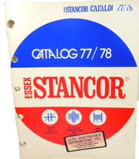 1977 - 1978 - Stancor Transformers, Relays, Wires Catalog - Original - No Repro