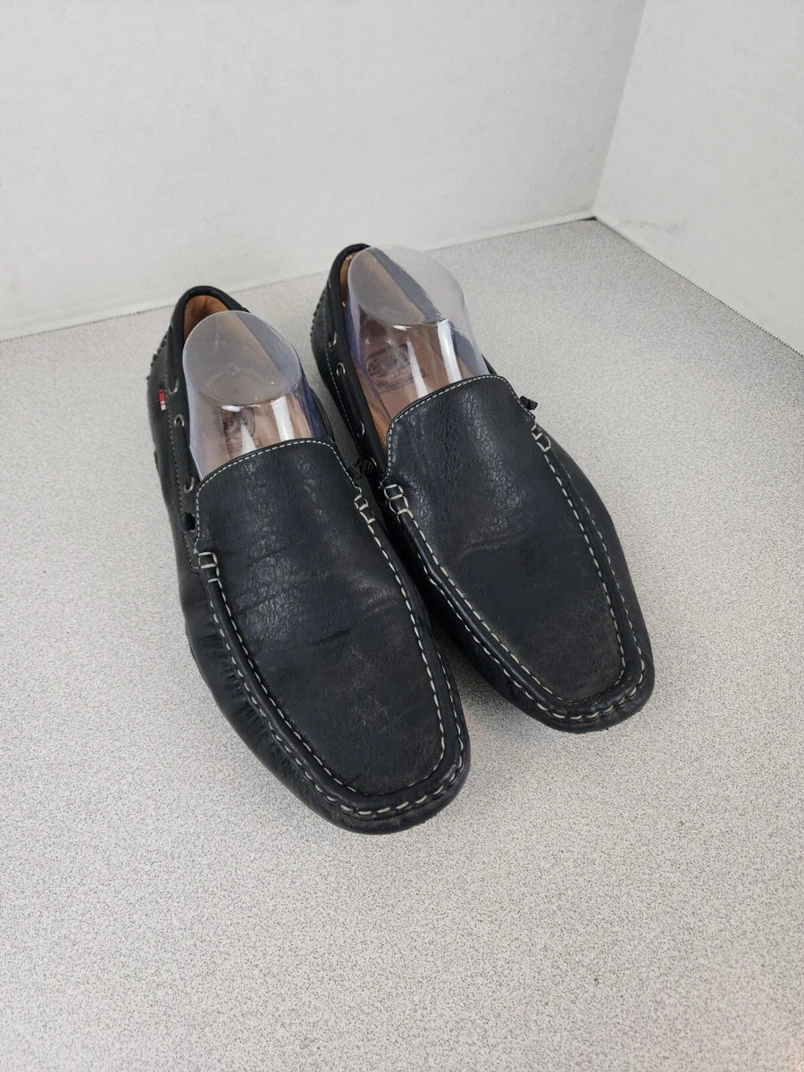 Tech leather loafers