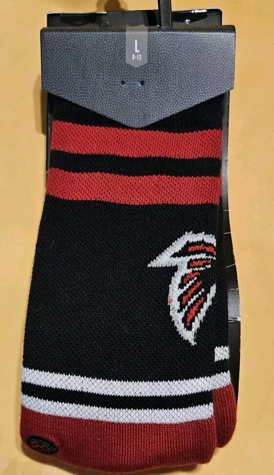 Atlanta Falcons Stance football Sideline Logo Crew Socks Large NWT
