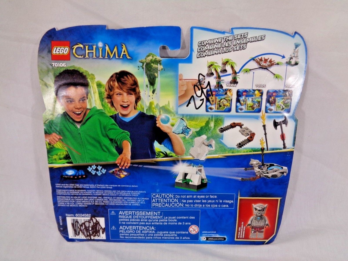 LEGO Chima Winzar 70106 X2 & Speedorz Voom Voom 70151 - Lot of 3