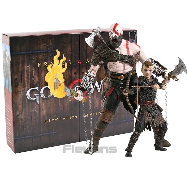 Neca God of War Kratos Atreus Ultimate Action Figure Pack