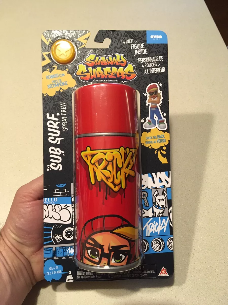 Subway Surfers Sub Surf Spray Crew 4 Vinyl Figure Tricky Reward Coin Toy 4  Inch