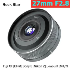 Astrhori 27mm F2.8 Wide Angle Manual Focus Lens for Fujifilm Fuji X-Mount Camera