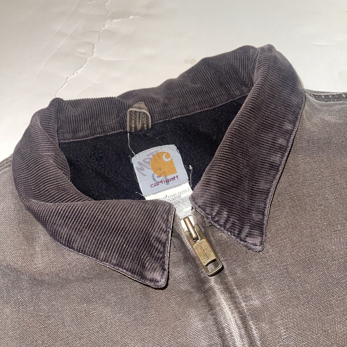 VTG Carhartt J14 CHT Canvas Santa Fe Work Jacket Lined Mens VTG Carhartt J14 CHT Canvas Santa Fe Work Jacket Lined Mens