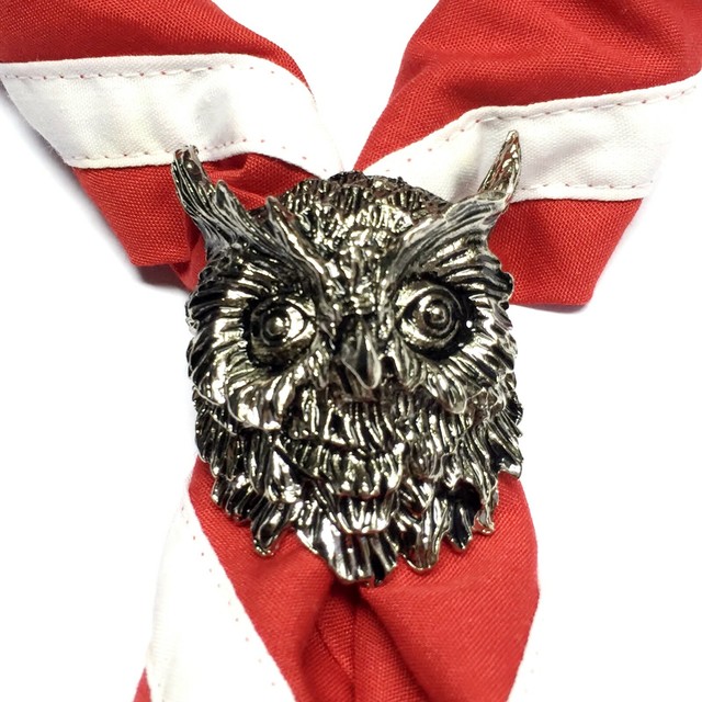Boy Scout Woggle Owl Neckerchief Slide Item No.WK81 eBay