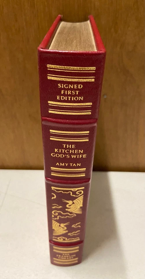 Franklin Library: SIGNED 1st The Kitchen God's Wife by Amy Tan Leatherbound - Imagem 3 de 4