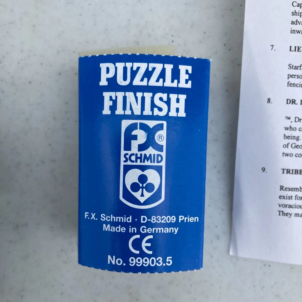 Rompecabezas Star Trek FX Schmid 600 piezas exquisito 1993 Paramount #90041 Foto 4 de 4