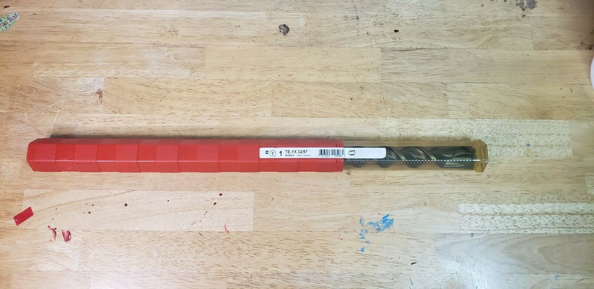 HILTI Hammer Drill Bit, TE-YX 32/37 SDS Max, 250mm Working