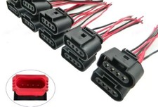 KIT 4 CONNETTORI SPINA CABLAGGIO MONTAGGIO MODIFICA BOBINE ROSSE VW AUDI R8 TFSI