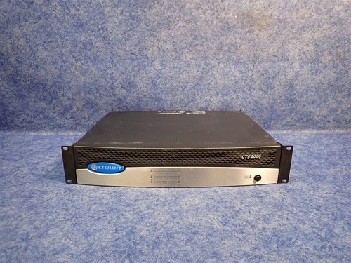 Crown CTs 2000 Two-Channel 1000W Power Amplifier with PIP Card TESTED (Z5)