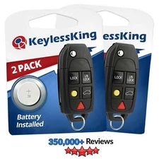 2 Remote Key Fob for 2004 2005 2006 2007 2008 2009 2010 2011 12 13 14 Volvo xc90