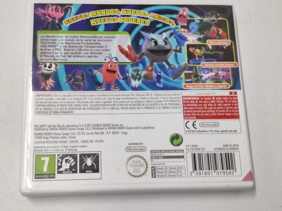 PAC-MAN Y LAS AVENTURAS FANTASMALES 2 . Pal España  . Envio Certificado, foto 2 de 5