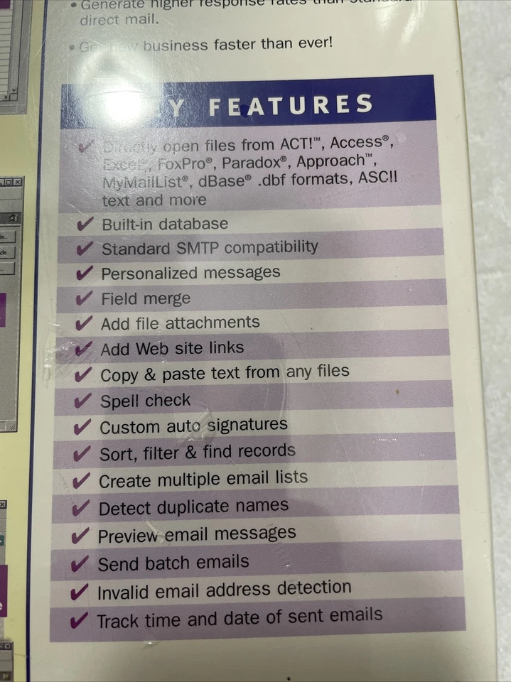 WINDOWS 95 MY BUSINESS E-MAILER NEW- SEALED - Image 4 of 4