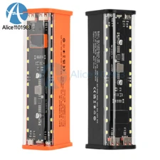 Transparent 8x18650 Battery Box DIY Kit Fast Charging Mobile Power Bank Case