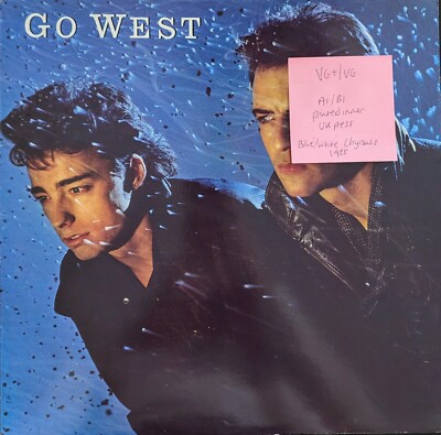 Go West  Self Titled Vinyl Record VG+/VG  CHR 1495 1985