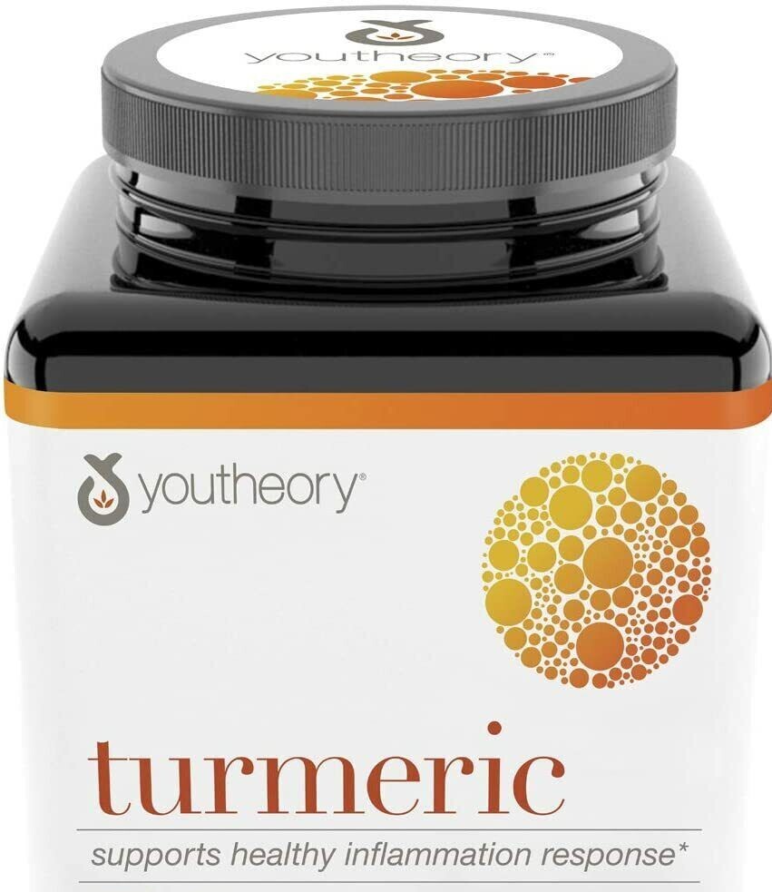 Youtheory Turmeric Advanced With Black Pepper Bioperine, 60 tablets exp