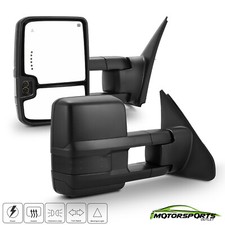 Pair Towing Mirrors For Toyota Tundra 2007-2017 Power Heatedsmoke Turn Signal