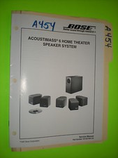 Bose acoustimass 6 service manual original book home theater speaker system 