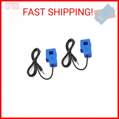 SazkJere 2Pcs SCT-013-000 30A 1V Non-invasive Split Core Current Transformer Sen