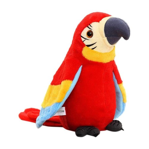 MAGIC SELECT Pappagallo Parlante e Canterino. Giocattolo Elettronico Peluche che
