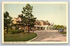 Colonial Williamsburg Lodge Hotel Virginia VA Vintage Postcard Runca Import Co.
