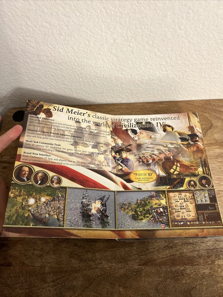 Did Meier’s Civilization IV Colonization Video Game Pc Cd-Rom E-Everyone  - Image 3 of 4