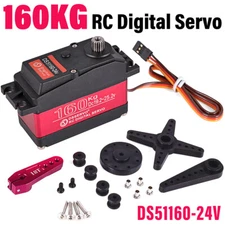RC DS51160-24V 160KG Standard Servo 180°/270° High Torque For RC Car/Boat/Drone