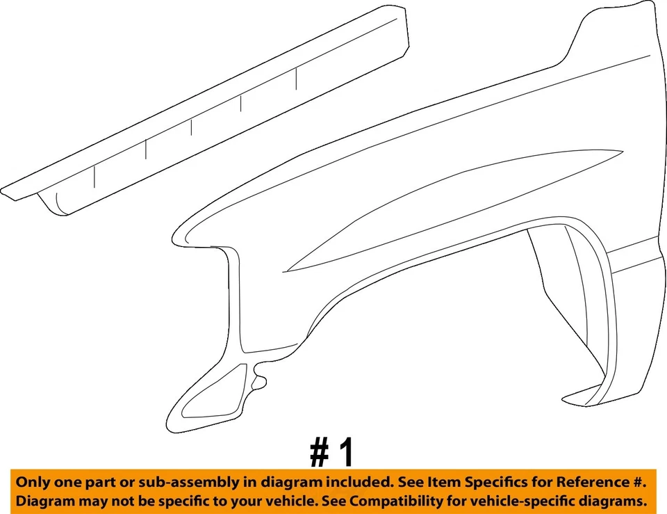 GMC Yukon XL 2500 2006 OEM guardabarros izquierdo 926L plata fina abedul Foto 4 de 4