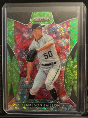 Jameson Taillon 2019 Prizm Lime Green Donuts Circle #119/199 - Pirates
