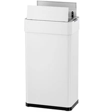 13.2 gal Motion Sensor Trash Can Wings Open Lid Garbage Can Stainless Steel