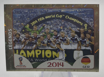2018 PANINI FIFA WORLD CUP RUSSIA STICKER #661 LEGENDS GERMANY 2014  