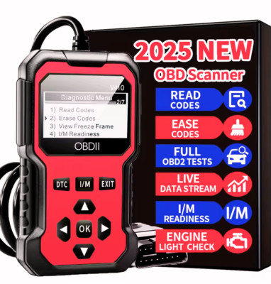 OBD2 Scanner Live Data V410 Profi Mechaniker Diagnose Codeleser Werkzeug