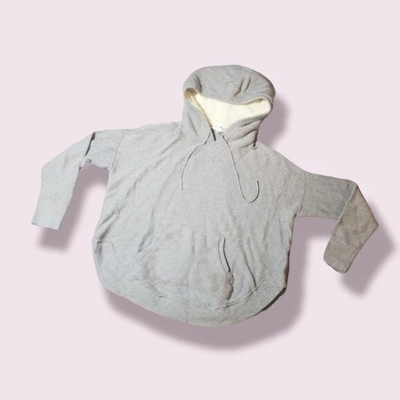 UNDERCOVER Cappuccio sfocato grigio Victoria's Secret lavorato a costine a maglia medio