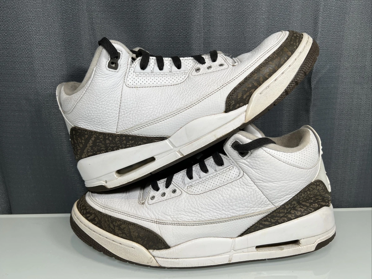 Jordan 3 Retro Mocha 2018 Size 13 136064 122 Fire Red Rare