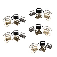50 Pcs Lanyard for Keys Neck Heavy Duty Fob Hardware Wristlet Chain