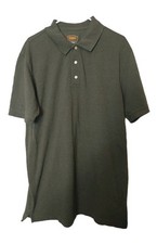 Foundry Big & Tall Green Short Sleeve Polo Shirt LT
