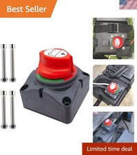 Battery Disconnect Switch 12V - 48V, Marine Battery Switch Disconnect Power C...