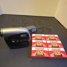 Samsung MiniDV SC-D382/XAA Video Camera with Battery Tested Working