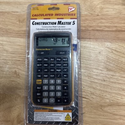Calculated Industries 4050 Construction Calculator,5 5/8 Lx3 In W