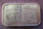 Rare U.S.S.C. -Walt Disney- Only 500 Made  1 Troy Oz. .999 Fine Silver Art Bar