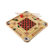Carrom Board Game Set — Large Board Games for Adults & Children — Ov
